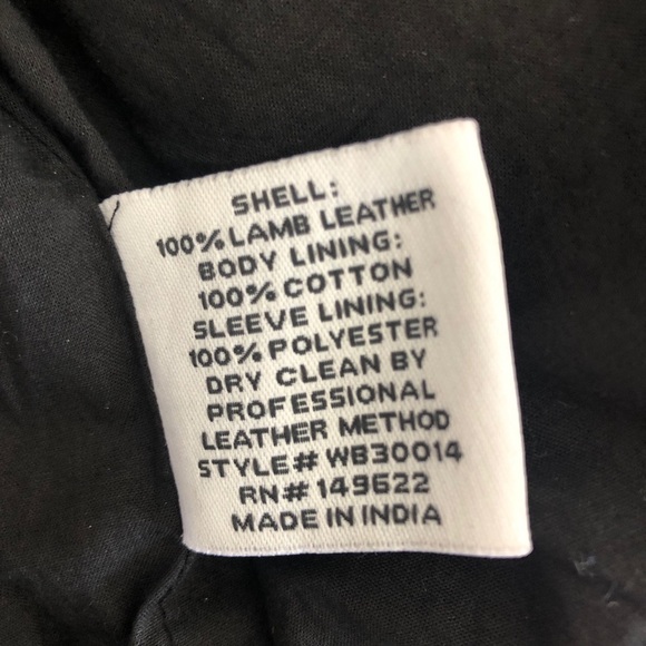 Walter Baker Allison Leather Moto Red Jacket - Picture 9 of 11